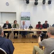 The Hustings took place at Love's Farm House last week.