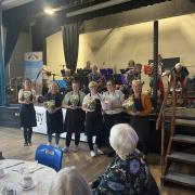 100 people attended the annual Sawtry Feast Supper.