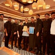 The team from Namaste Village Norwich, which won the Taste of East of England Award at the East of England Tourism Awards 2023-2024