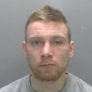 Harrison Carter was jailed for three years after joining four others in using WhatsApp to plan a series of robberies between May 27 and June 16 2022.