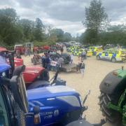 Almost 100 tractors turned up for the ‘Barry Gowler Memorial Tractor Road Run’ around Ramsey, Warboys and the surrounding villages on June 30.