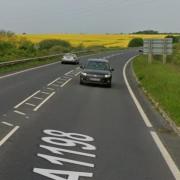 The incident happened on the A1198 Papworth Everard Bypass.