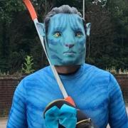 Joe Lawrence, from Tempsford, said he dressed up as Jake Sulley from Avatar to 