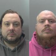 Benjamin Hollis (left) and Joshua Longland (right) have been jailed for drug dealing in Huntingdonshire and Peterborough.