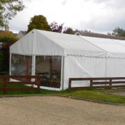 The Bell in Great Paxton has been granted permission for their marquee.