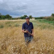 Potato farmer Luke Abblitt, who farms near Ramsey, close to Peterborough