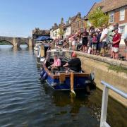 Huntingdon Radio Yacht Club took to the Great River Ouse for a day of sailing.