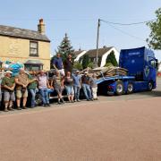 Volunteers from Friends of March Railway Station dismantled the 149-year-old carriage in Needingworth.