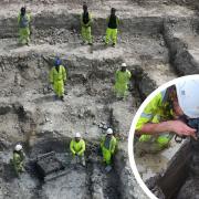 The team who excavated the wells were from the Museum of London Archaeology.