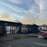 Cambridgeshire Fire and Rescue Service were called to the blaze on the A1307 yesterday (August 27).