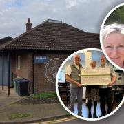 The Haywain in St Ives has raised nearly £4,000 over the last three years for the Arthur Rank Hospice.