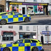 Somersham and Hartford Post Offices were both robbed this morning.