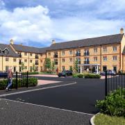 An artist's impression of the proposal for a Huntingdon retirement community.