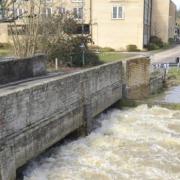 Little Paxton Bridge, on the B1041 Mill Lane, in St Neots, closed at 10.08am. 