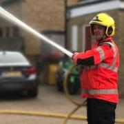 St Neots on-call firefighter Mervyn Housden died on Sunday