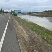 The A421 has been shut in both directions since Sunday.