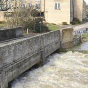 Little Paxton Bridge, on the B1041 Mill Lane, in St Neots, closed at 7.35am.