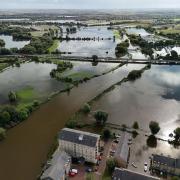 Parts of Huntingdonshire saw significant flooding following torrential rain.