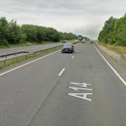 Emergency services were called to the eastbound carriageway of A14 near Bythorn.