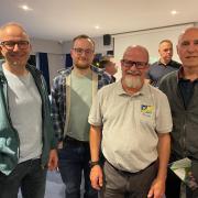 The men's mental health event took place at St Neots Golf Club.