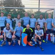 The Men's 2s after their 0-0 draw away to Cambridge University 4s.