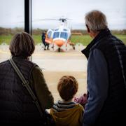 Visitors got to see Magpas Air Ambulance up close