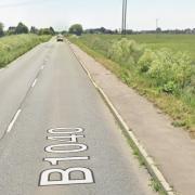 The B1040 Herne Road in Ramsey St Mary’s, Huntingdonshire, is one of the proposed trial sites