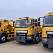 Some of Cambridgeshire County Council’s fleet of gritters