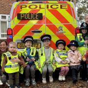 Officers visit nursery to talk about their role