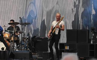 Sting performing at High Lodge, Thetford Forest on Saturday