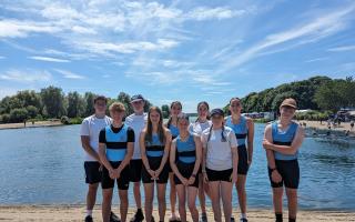 St Neots rowing Club at Peterborough.