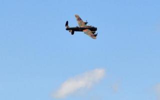 The Lancaster Bomber NX611 is set to fly over Huntingdon as part of the Battle of Britain Memorial Flight