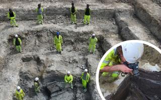 The team who excavated the wells were from the Museum of London Archaeology.