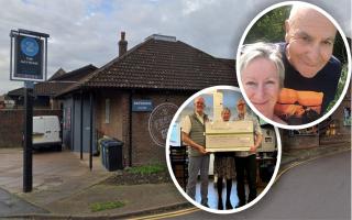 The Haywain in St Ives has raised nearly £4,000 over the last three years for the Arthur Rank Hospice.