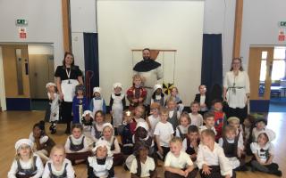 Pupils took part in a range of Medieval-themed activities