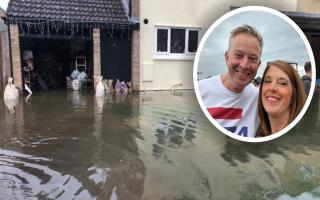 Paul and Lindsay Wootton's home in Brampton was flooded in January.