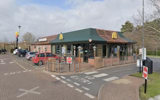 The McDonalds in Huntingdon could be refurbished if plans are approved.