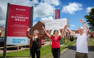 Housebuilder Redrow South Midlands makes donation to club