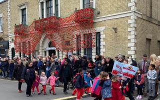 St Ives Rainbows did unit proud at town's Remembrance parade.