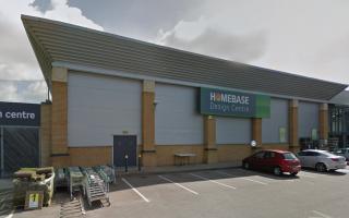 The future of the Huntingdon Homebase store is uncertain.