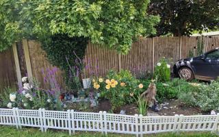 The couple had lots of inspiration for the garden.