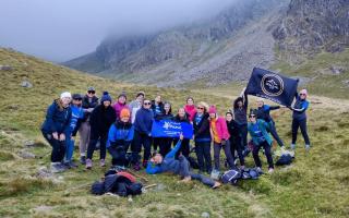 The team at Rebound Fit successfully scaled Scafell Pike.